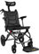 LENDISIY Fauteuil roulant pliant avec appuie-tête, fauteuil roulant pliable pour personnes âgées et handicapées, fauteuil de voyage pliable, portable, fauteuil roulant de transport