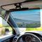 CZPLG Car Sun Visor with Polarized Glare Protection, Universal Fit, Extender, Gray, Neutral Style