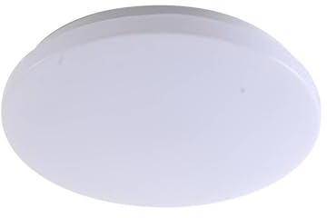 Lindby LED Outdoor Deckenlampe in weiß, mit Bewegungsmelder, Deckenleuchte | Außenlampe Decke IP44 Spritzwassergeschützt, 4000 K Universalweiß für Werkstatt, Keller, Balkon, Terrasse