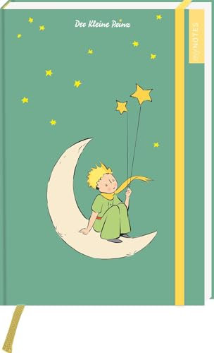 myNOTES Papeterie: Der Kleine Prinz Notizbuch A5: Auf dem Mond | Notizbuch mit Spirale, punktkariert, für Kreatives und Erinnerungen