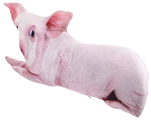 Warmhm Kissen in Schweineform Als Couchkissen Schweine-wurfkissen Plüschmodell Für Sofadeko Umarmungskissen Und Spielzeug Geeignet Als Sofa-dekokissen