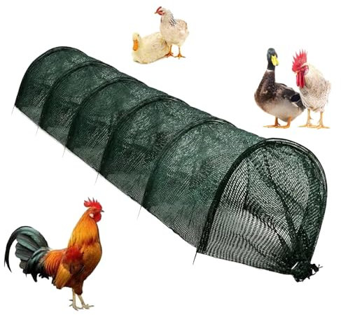 Générique Tunnel de Plantation agricole 300 x 45 x 45 cm en Plastique avec Filet pour Jardin Potager Protection Contre Le Gel Serre - Résistant au gelProtection Contre Les intempéries