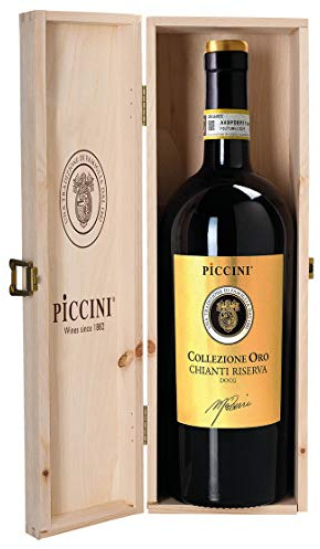 Chianti Riserva DOCG Collezione Oro Piccini 1882 2020, Magnum 1,5 ℓ, Cassetta di legno