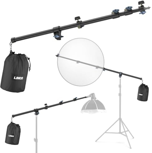 LINCO Lincostore Photography Video Studio Pro Boom Arm with Reflector Holder and Counterweight AM146
