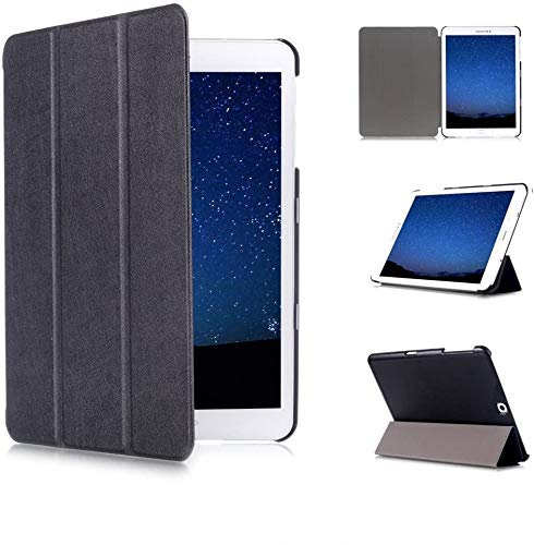 Skytar - Cover per tablet Galaxy Tab S2, 9.7, SM-T810/T813/T815/T819, in pelle sintetica PU (poliuretano), a libro, con funzione di supporto nero Samsung Galaxy Tab S2 9.7