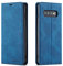 QLTYPRI Hülle für Samsung Galaxy S10, Premium Dünne Ledertasche Handyhülle mit Kartenfach Ständer Flip Schutzhülle Kompatibel mit Samsung Galaxy S10 - Blau