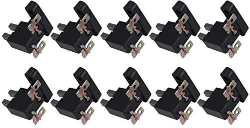 Jadeshay Cepillo de Carbón,10 Piezas Escobillas de Carbón Generador Universal GX390 para 4KW 5KW 7KW Generador