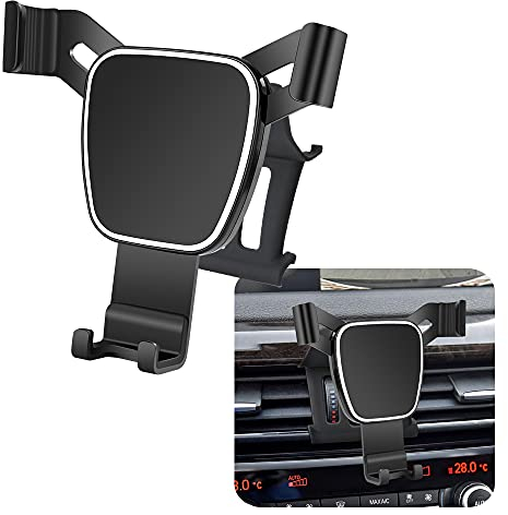 LUNQIN Kfz-Handyhalterung für BMW X5 2014–2018, X6 2015–2019, SUV, sDrive35i, xDrive35i, 40e, 35d, F15, F16, Auto-Zubehör, Navigations-Halterung, Innendekoration, Handyhalterung