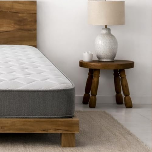 Starlight Beds Grey Chevron Small Single Hybrid Mattress