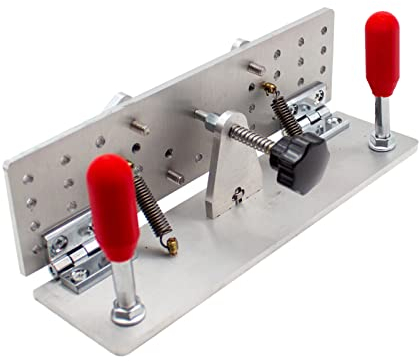Toplionace Bandschleifer Aluminiumlegierung Messer Jig, Messerschärfer Jig Schärfen Locator Messerschleifer Clip für Bandschleifer Bandmaschine
