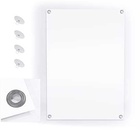 Tom'Shop Dachfenster Rollo [Weiß, S08, 96cm x 115cm] Thermo Rollo Dachfenster Sonnenschutz Verdunkelungsrollo für Velux Hitzeschutz Dachfensterrollo mit Saugnäpfen ohne Bohren