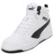 PUMA Unisex Rebound V6 Sneaker, White Black, 43 EU