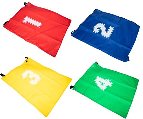 CLISPEED 4pcs Jumping Bag Sports Game Props Canvas Child