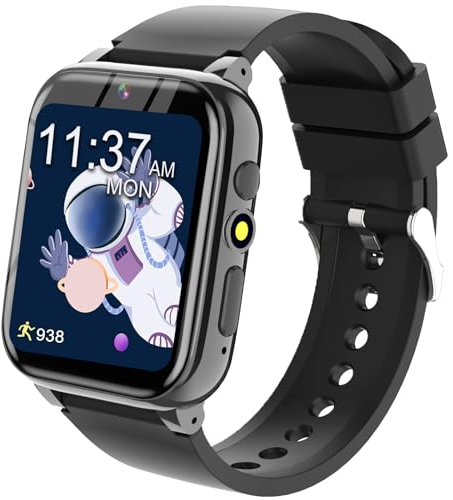 YEDASAH Montre Connectée Enfant- Montre Intelligente Enfant Filles Garçons avec Réveil 26 Jeux Carte d'apprentissage Livre Audio Appareil Photo Lecteur Vidéo Enregistreur de Musique Calculatrice