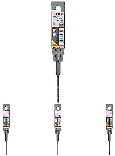 Bosch 2608587801 SDS-Plus-5 Masonry Drill Bit, 3mm x 50mm x 110mm, Grey (Pack of 4)