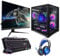 INFOMAX | PC Gamer, PC Gamer Pack Complet, pc Gamer Pas Cher - Intel Core i5 - RTX 4060-16 Go RGB - 1 to - Ecran 170 Hz - Boîtier Aquarium - Free Os
