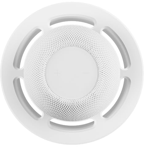 Cleverstation Deckenhalterung Pro - für HomePod mini, Siri Zubehör, Halterung, HomePod Wandhalterung, Einbaulautsprecher Decke, Deckenbefestigung, Smart Speaker Deckenmontage