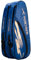 HUNDRED Cosmogear Badminton Kit-Tasche (Royal Blue) | Doppelter Reißverschluss | Tasche mit Reißverschlusstasche vorne | Material: Polyester | Gepolsterte Rückentragegurte | Leicht zu tragender Griff