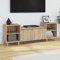 FENLAX Mueble De Televisión Mueble TV Salon Mesa para TV Modulo TV Stand 160x35x55 cm Roble Sonoma