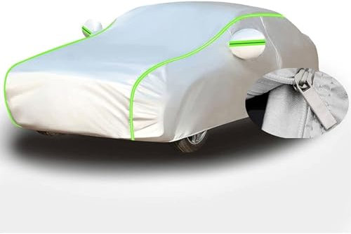 Bache Voiture Exterieur Anti Grele pour Peugeot 206 CC 207 CC 307 CC 308 CC Cabriolet,Hiver Personnalisé Couverture De Voiture,Protection Contre la Neige,Étanche Respirante,Coupe-Vent,Protection Tout