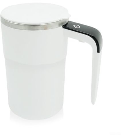 Zoegneer Taza mezcladora automática magnética con medición Inteligente de Temperatura, Taza de café eléctrica portátil, Taza para Batidos para café/Leche