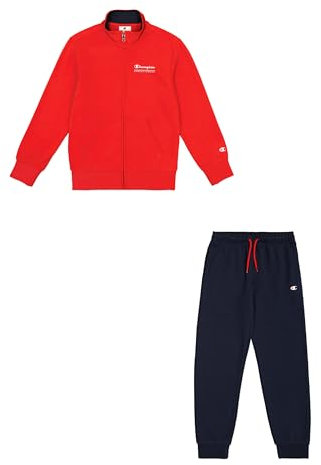 Champion Legacy Boy-Graphic Sweat zippé pour garçon, rouge (RS011), 15-16 ans