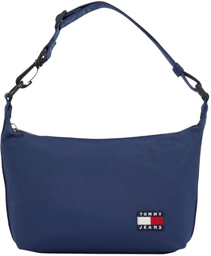 Tommy Jeans Damen Schultertasche Daily mit Logo, Blau (Velvet Blue), Einheitsgröße