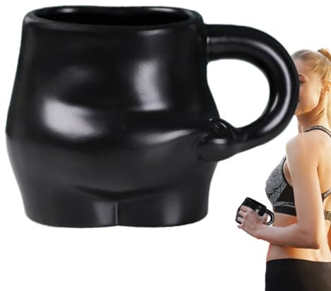 Tasse en céramique ventre gras | Tasse à café en céramique Body Art | Vaisselle à thé innovante faite à la main, tasses mignonnes ml comme cadeau pour la fête des mères ou la fête des pères