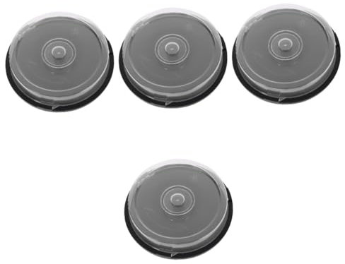 Hemobllo 4stücke Empty Cd Storage Bucket Tragbarer DVD-Organizer Platten Kapazität Cd DVD Aufbewahrung Für Zuhause Und Unterwegs