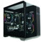ionz Gaming PC - Desktop Computer, Ryzen 5 5600X, NVIDIA RTX 4060,16GB RAM 1TB SSD, Windows 11, 500W 80+ PSU, WiFi, Black - Curve