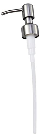 SOLUSTRE Edelstahl Ersatz Lotion Pumpe Für Seifenspender Flüssigkeitsspenderpumpe Kompatibel Mit Shampoo-Flaschen Küche Und Bad Geeignet