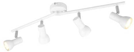 RL LIVE YOUR LIGHT Strahler - 60,5 x 15,5 cm - 4-flammig - Weiß - Metall