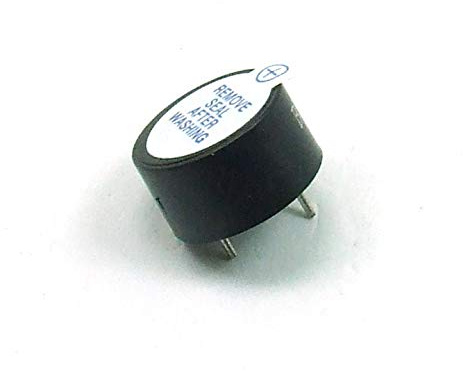 POPESQ® 1 Stk. x Buzzer 3V - 16V 14mm THT Piezo mit Frequenzgenerator #A1960