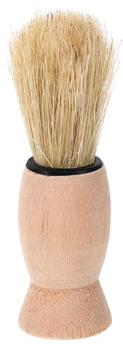 Alipis Bartbürste mit Weichen Borsten Kleine Friseurbürste für Männer Nacken und Bartreinigung Langlebig Retro Design Friseurzubehör für Bartpflege