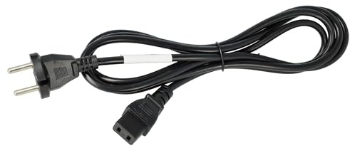 vhbw Netzkabel Schutzkontaktstecker kompatibel mit Receiver SR8100 | SR810, SR8010 - C9 Buchse, 2 m