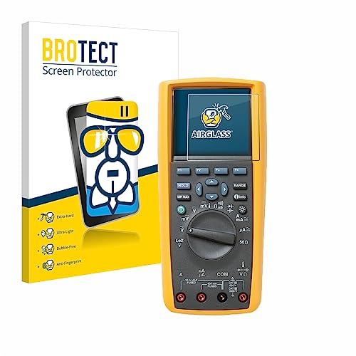 BROTECT Schutzglas für Fluke MultiMeter 289 | Transparenter Displayschutz Made in Germany Schutzfolie Panzer Folie Glas 9H Anti-Fingerprint Einfache Montage Clear
