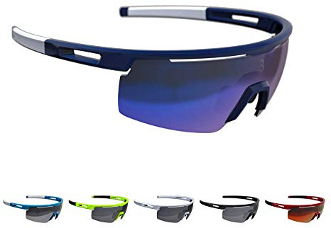 BBB Cycling Unisex's sport glasses Avenger, matt dark blue, One Size