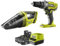 Pack Ryobi OnePlus - Perceuse à Impact 18V - Aspirateur à Main 18V One Plus - 1 Batterie Lithium Plus 1.3Ah - 1 Chargeur Rapide - R18PDHV-213G