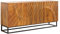 Riess Ambiente Massives Sideboard Scorpion 140cm braun Mangoholz aufwendige 3D Schnitzereien Massivholz Kommode Anrichte