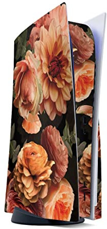 DeinDesign Autocollant Compatible avec Sony Playstation 5 Disc Edition Sticker Film Autocollant Floraison Fleurs Vintage