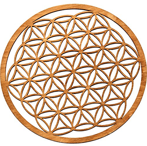 Spruchreif PREMIUM QUALITÄT 100% EMOTIONAL · Blume des Lebens aus Holz · Wanddeko · Wandschmuck Lebensblume · Spirituelles Symbol · Esotherik Geschenke