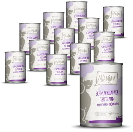 MjAMjAM - schmackhafter Truthahn an leckeren Möhrchen 12 x 400 g