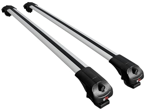 Apline Kompatibel mit Jeep Cherokee 5 (KL) 2014-2023 ACE-1 Relingträger Dachträger Auto Gepäckträger Grau Aluminium 2 Stangen