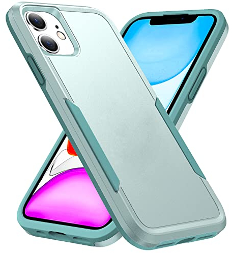 Hsefo Compatible with iPhone 11 Case, Heavy Duty Protection Shockproof Dropproof Dustproof Anti-Scratch Phone Case Cover for 11 -Green