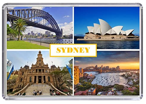 Sydney Australia Souvenir Acrylic Fridge Magnet (Standard: 70x45mm)