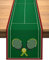 Vohado Tischläufer für Tennisplatz, Party, Dekoration, Esszimmer, Küche, Heimdekoration, 33 x 183 cm, Leinen, Tennisballmuster, Grün