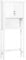 kleankin Mueble sobre Inodoro Armario Alto para Lavadora con 2 Puertas Balda Ajustable Interior y 1 Estante de Almacenaje para Baño WC Carga 30 kg Antivuelco 71x20,5x165 cm Blanco