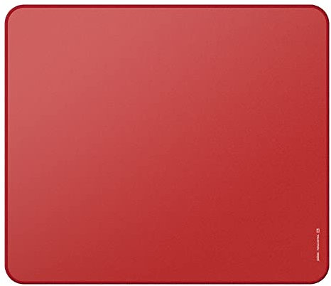 Pulsar Paracontrol Gaming-Mauspad V2 auf Esports-Niveau, Medium-to-High-Speed-Pad, mit umsäumter Kante, strapazierfähige Hybrid-Oberfläche, 42 x 49 cm (XL, Rot)