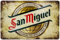Geprägtes Retro Blechschild passend für San Miguel Fans, Liebhaber und Genieser – vintage Bier Schild, 20 x 30 cm