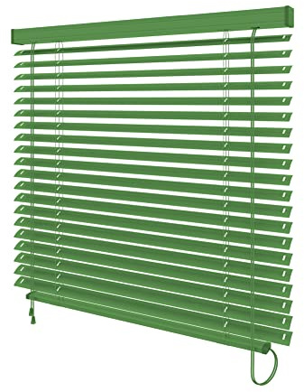 OR TENDE - Tenda Veneziana da 50 mm 50x190 cm in Alluminio Su Misura per Esterno Personalizzata con Nastro in Corda per esterno Made in Italy